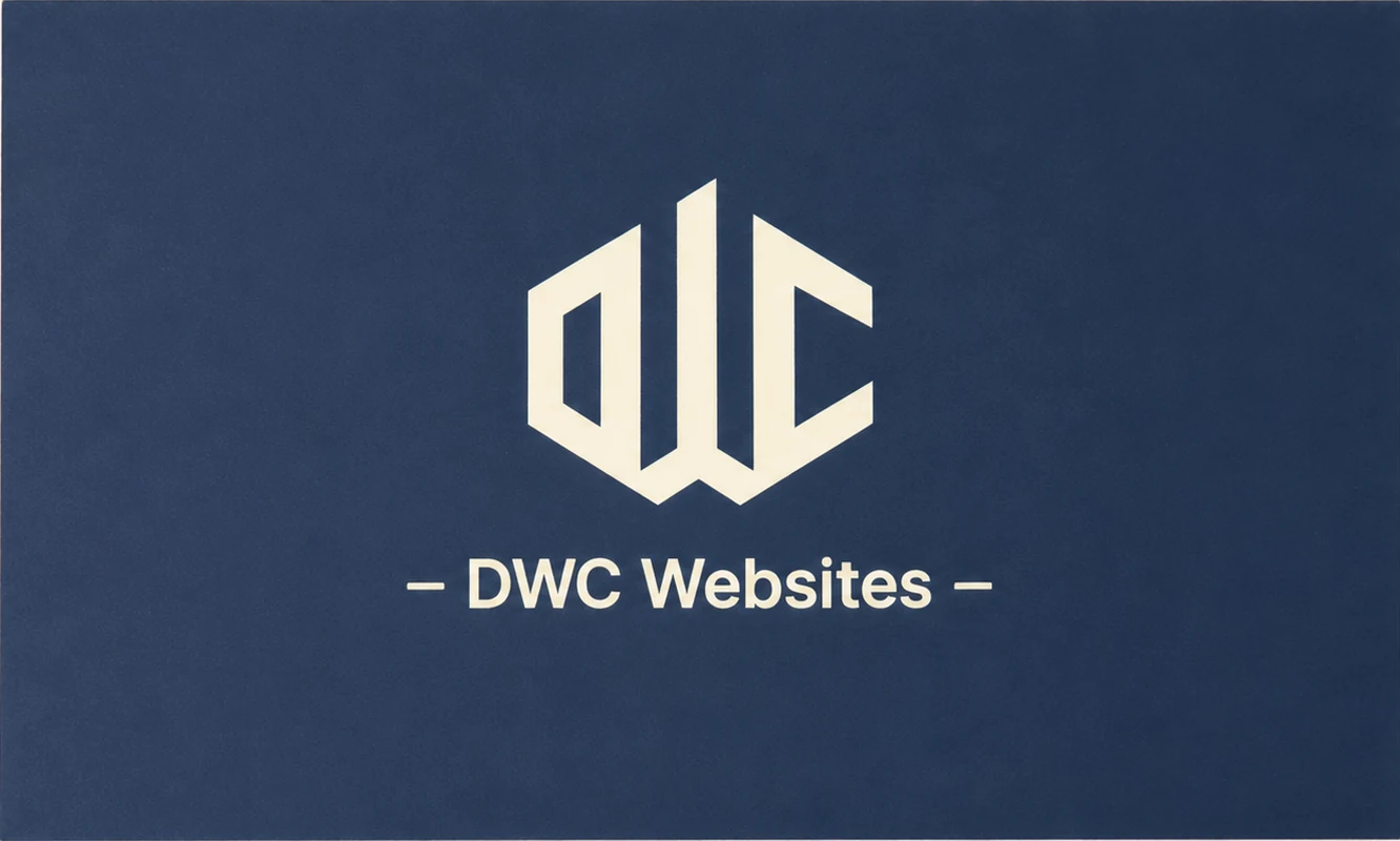 Vorderseite der DWC-Visitenkarte mit Logo